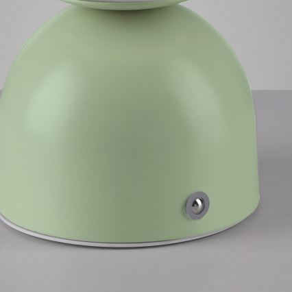 Schöner Wohnen 19218-43 - LED, dimmbar, Touch, wiederaufladbare Tischlampe RUDI LED/1,2W/5V 3000–6000K 1200 mAh grün