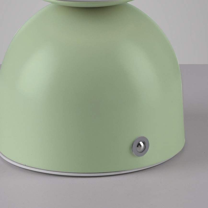 Schöner Wohnen 19218-43 - LED, dimmbar, Touch, wiederaufladbare Tischlampe RUDI LED/1,2W/5V 3000–6000K 1200 mAh grün