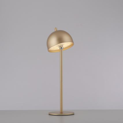 Schöner Wohnen 19244-12 - LED-dimmbar, mit Touch-Dimmer, wiederaufladbare Outdoor-Tischleuchte BELLIS LED/2,5W/5V 2600 mAh IP54, goldfarben