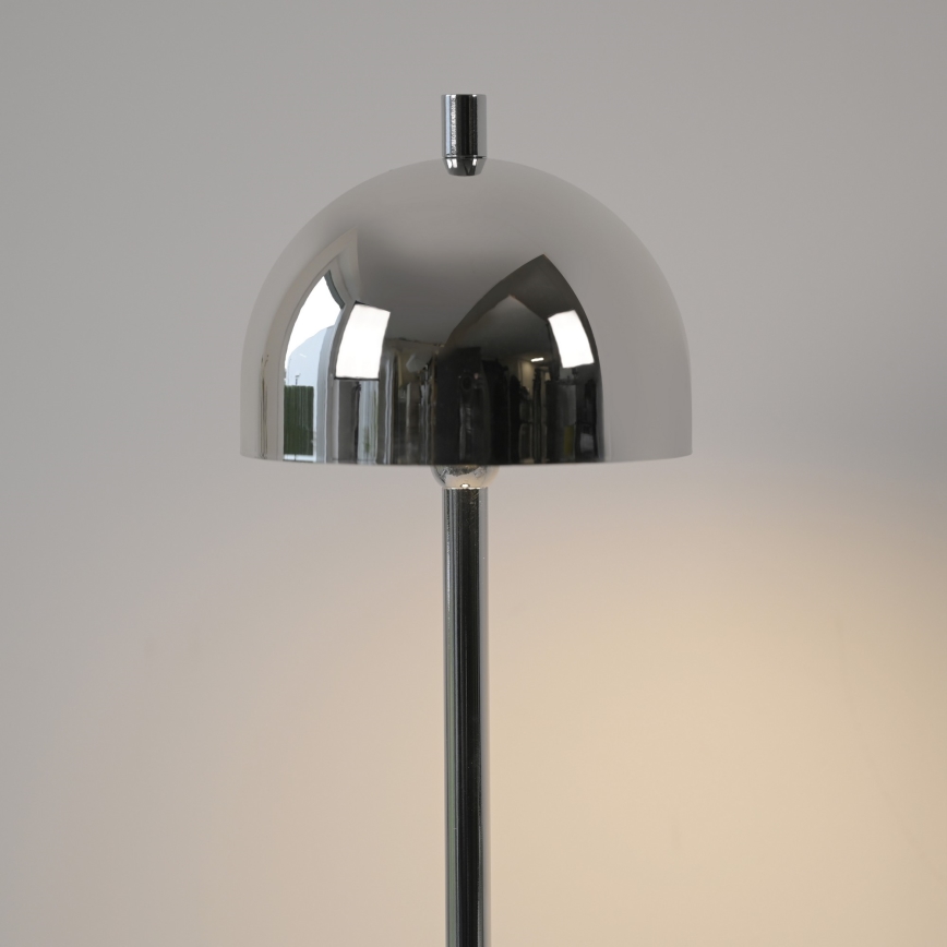 Schöner Wohnen 19244-17 - Dimmbare, wiederaufladbare LED-Touch-Außen-Tischlampe BELLIS LED/2,5W/5V 2600 mAh IP54 hochglänzender Chrom