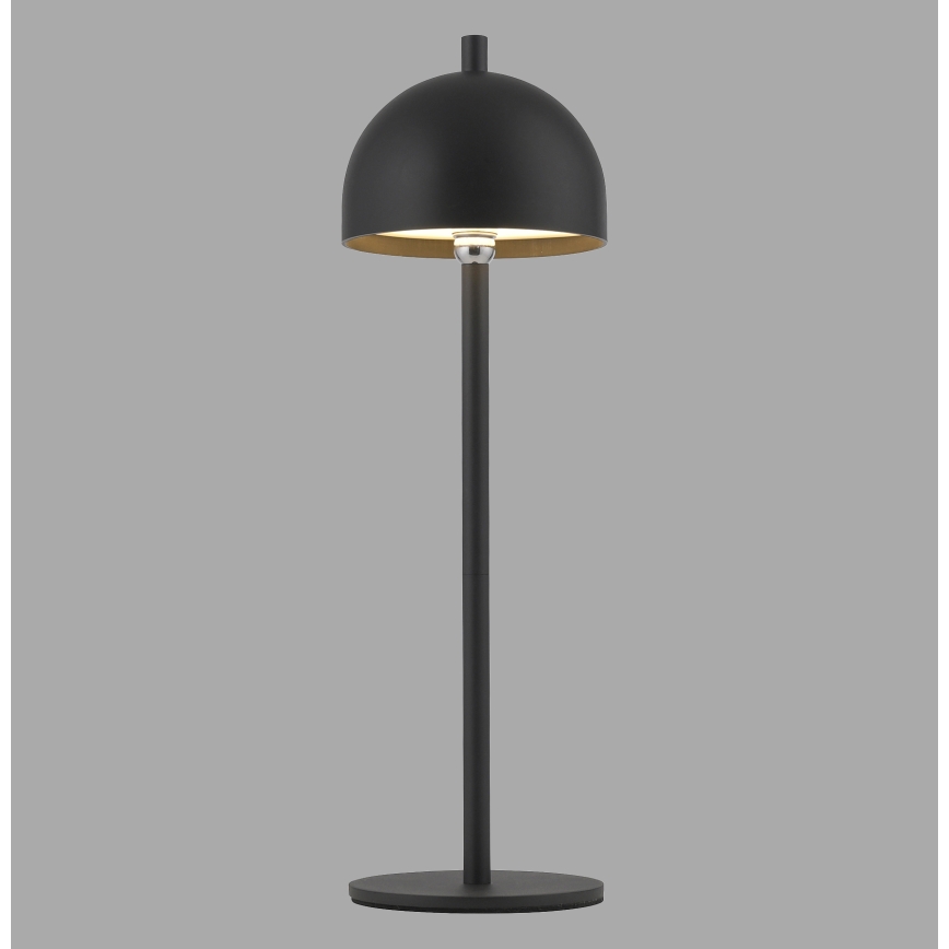 Schöner Wohnen 19244-18 - BELLIS LED-Tischlampe, berührungsdimmbar, wiederaufladbar, für den Außenbereich, LED 2,5 W / 5 V, 2600 mAh, IP54, schwarz