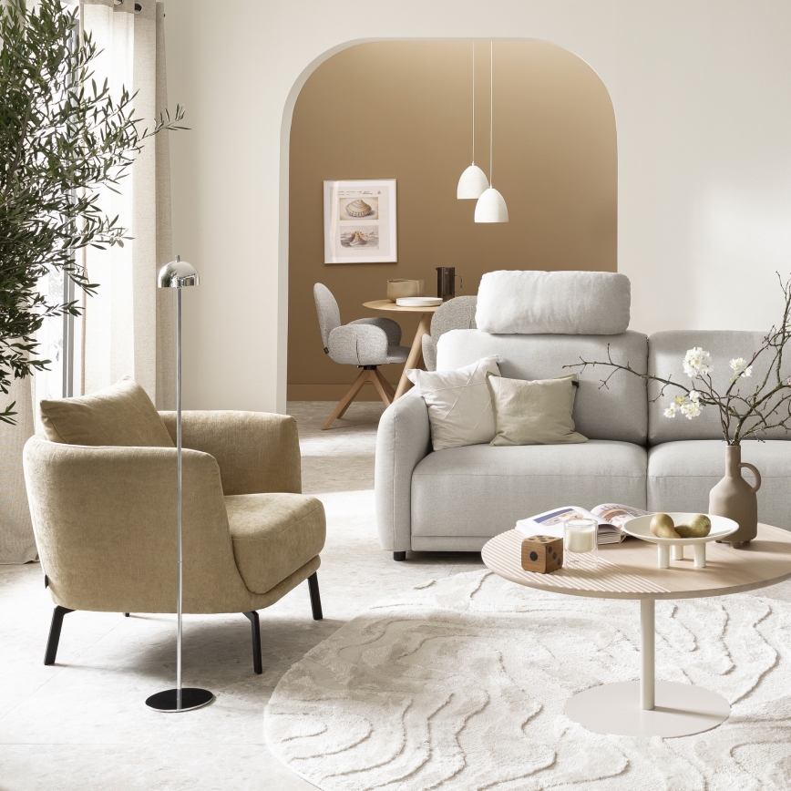 Schöner Wohnen 19245-17 - LED dimmbar mit Touch-Bedienung, wiederaufladbare Außen-Stehleuchte BELLIS LED/2,5W/5V 2600 mAh IP54 glänzender Chrom