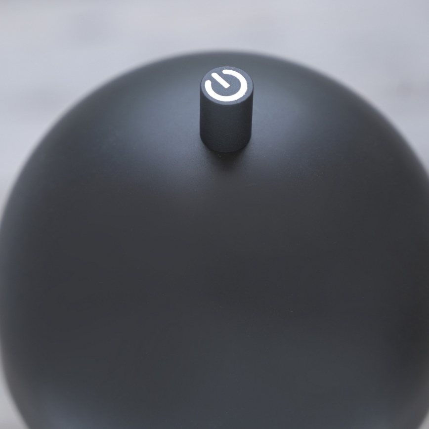 Schöner Wohnen 19245-18 - dimmbare, touchbedienbare, wiederaufladbare Außen-Stehlampe BELLIS LED/2,5W/5V 2600 mAh IP54 schwarz