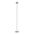 Schöner Wohnen 19245-39 - LED, dimmbare, touchgesteuerte, wiederaufladbare Außen-Stehleuchte BELLIS LED/2,5W/5V 2600 mAh IP54 grau