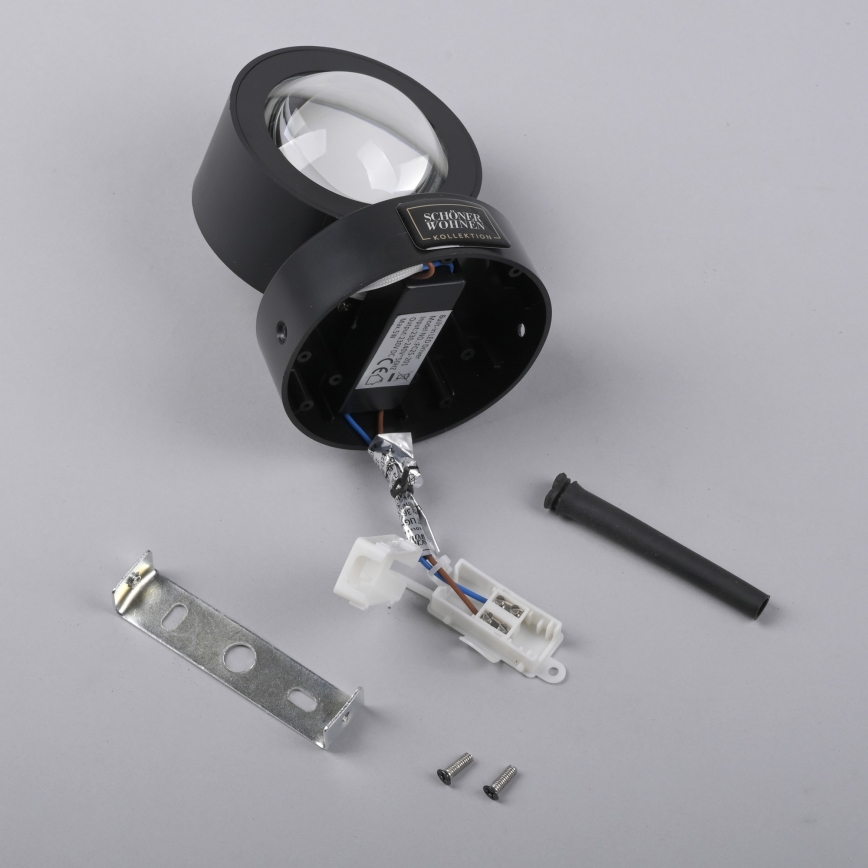 Schöner Wohnen 19331-18 - LED-Wandleuchte CHIA 2xLED/2W/230V schwarz