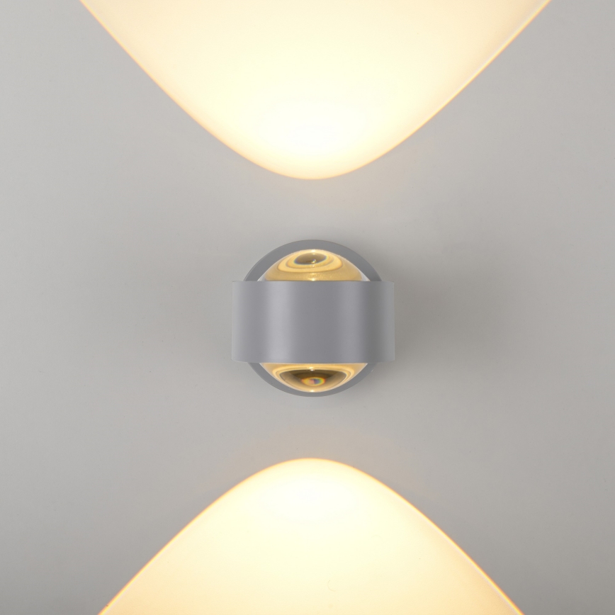 Schöner Wohnen 19331-21 - LED-Wandleuchte CHIA 2xLED/2W/230V anthrazit