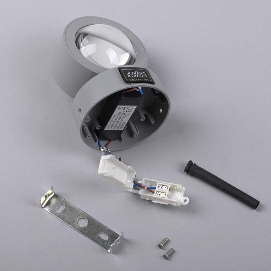 Schöner Wohnen 19331-21 - LED-Wandleuchte CHIA 2xLED/2W/230V anthrazit