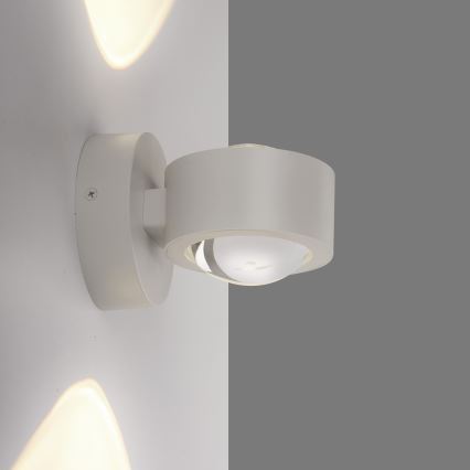 Schöner Wohnen 19331-39 - LED-Wandleuchte CHIA 2xLED/2W/230V grau