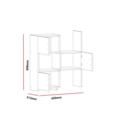 Schrank ANNA 89,8x65 cm weiß