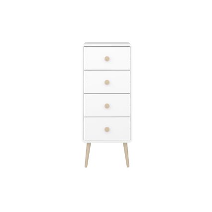 Schrank GAIA 102,4x41,4 cm weiß/Eiche