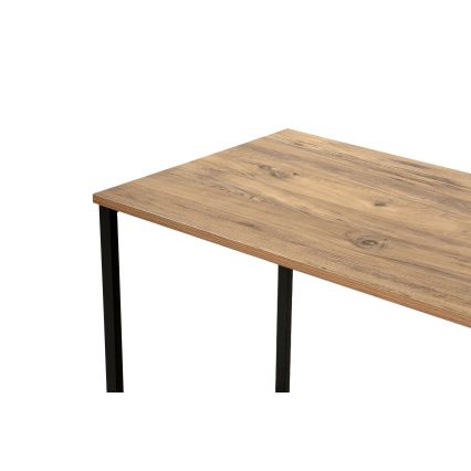 Schreibtisch CLARO 240x60 cm Kiefer/Schwarz