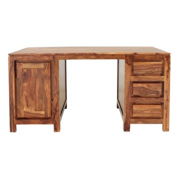Schreibtisch GANI 160x80 cm Massivholz/Palisander