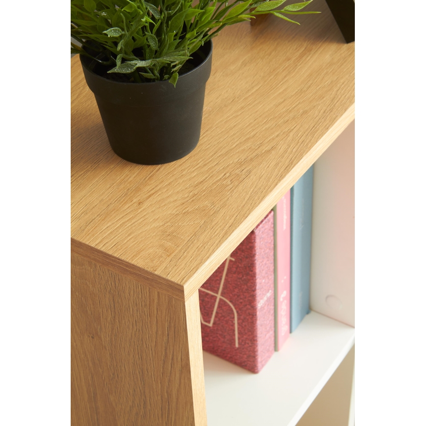 Schreibtisch GORA Eiche/Weiß