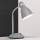 Schreibtischlampe SCHOOL 1xE27/40W/230V grau/mattchrom
