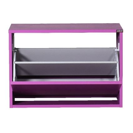 Schuhschrank 42x60 cm violett