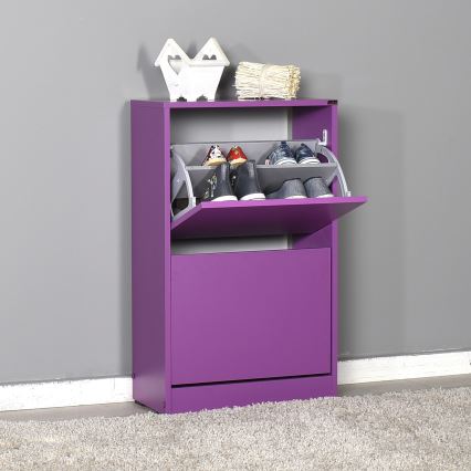 Schuhschrank 84x51 cm violett