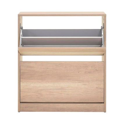 Schuhschrank 84x73 cm braun