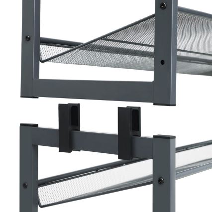 Schuhschrank ALVORO grau