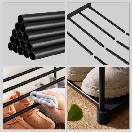 Schuhschrank ALVORO schwarz