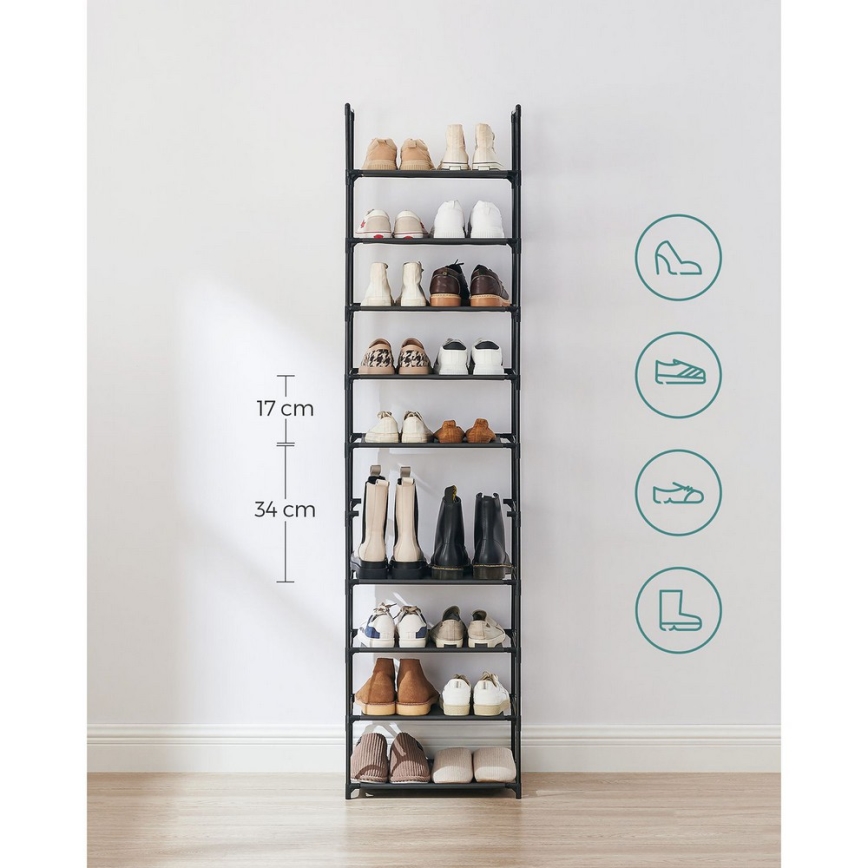 Schuhschrank ALVORO, schwarz