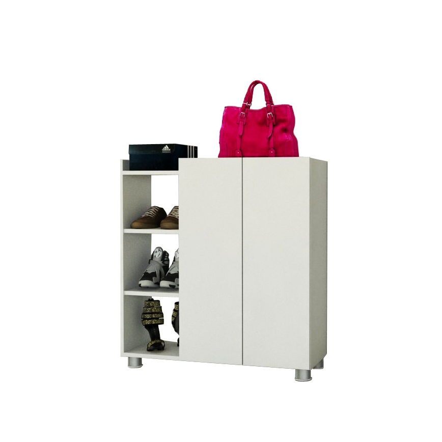 Schuhschrank ASUS 95x90 cm weiß