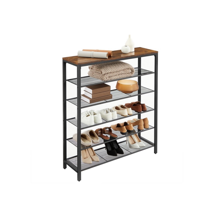 Schuhschrank DAVOR braun/schwarz