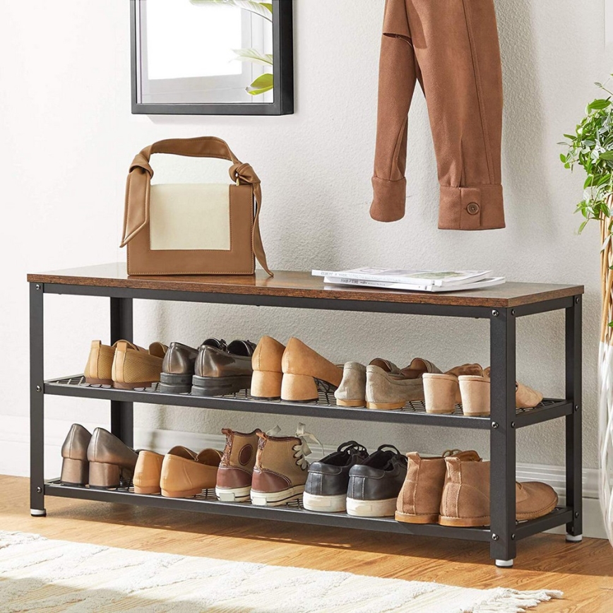 Schuhschrank DAVOR Braun/Schwarz