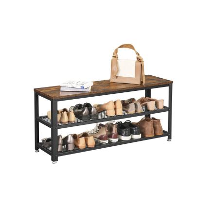 Schuhschrank DAVOR Braun/Schwarz