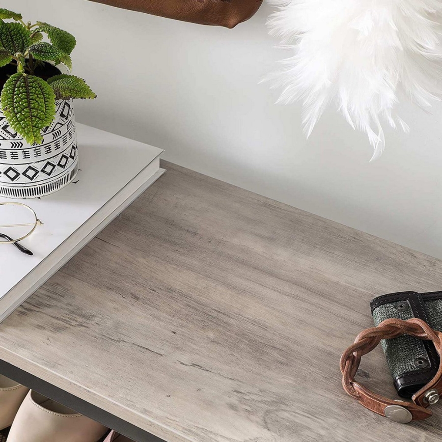 Schuhschrank DAVOR, grau/schwarz