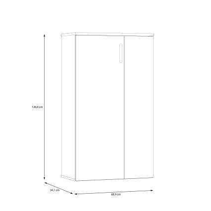 Schuhschrank ETON Artisan-Eiche