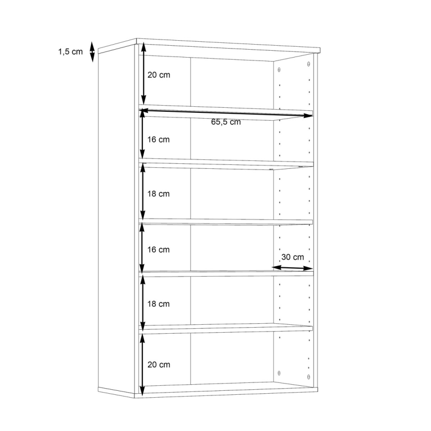 Schuhschrank ETON Braun/Anthrazit