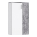 Schuhschrank ETON weiß/grau Beton