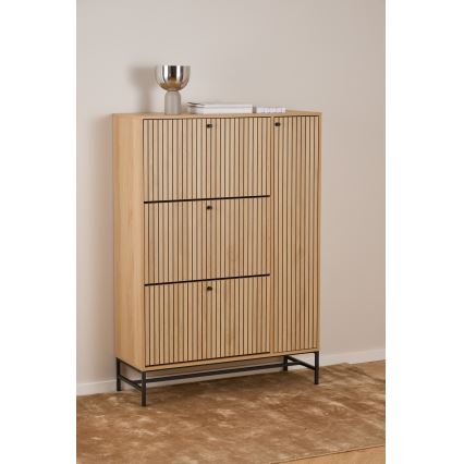 Schuhschrank OLIVIA 99x140x35 cm Eiche