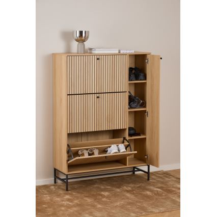 Schuhschrank OLIVIA 99x140x35 cm Eiche