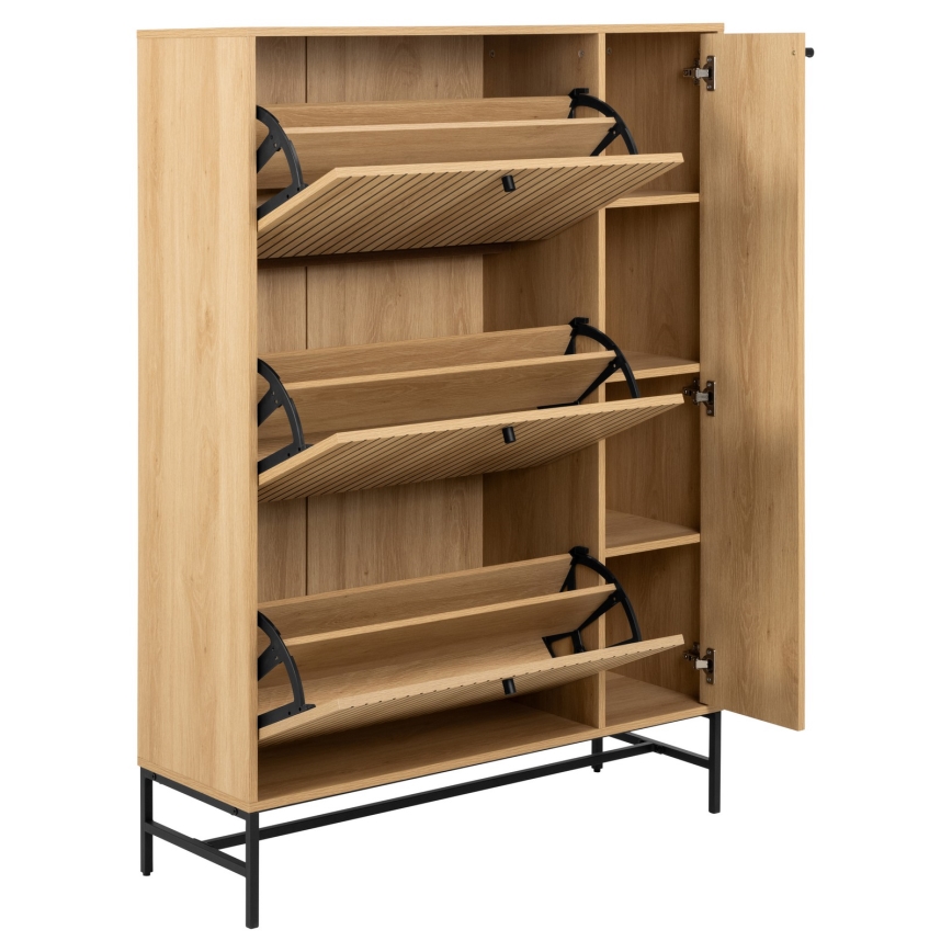 Schuhschrank OLIVIA 99x140x35 cm Eiche