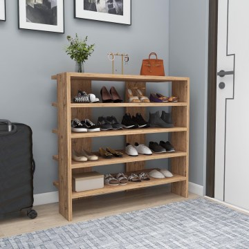 Schuhschrank SARGEL 72x75,6 cm Kiefer atlantic