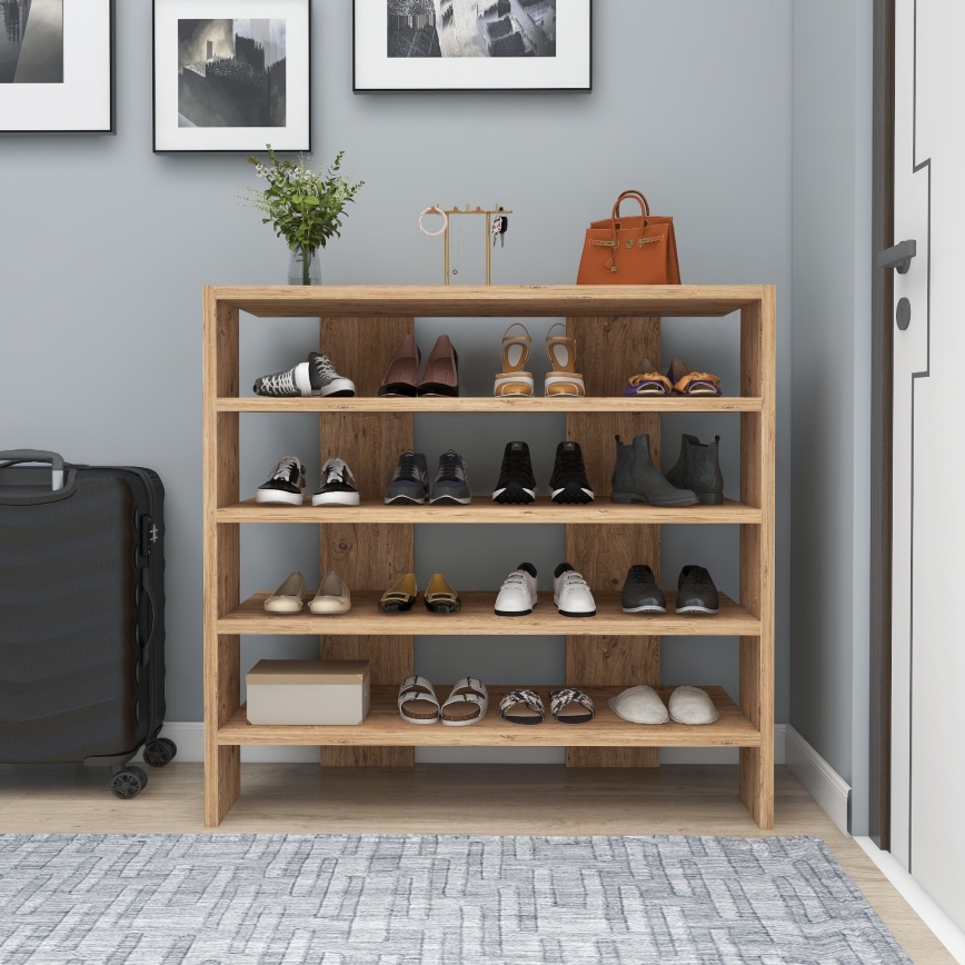 Schuhschrank SARGEL 72x75,6 cm Kiefer atlantic