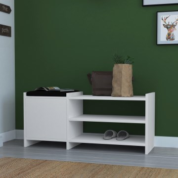 Schuhschrank SUNNO 44x100 cm weiß