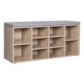 Schuhschrank VOREN braun/grau