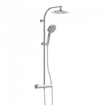 Schütte 60046 - Duschset mit Thermostatarmatur MADURA FRESH glänzender Chrom