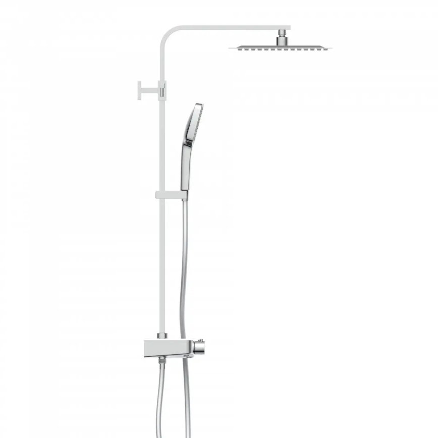Schütte 60530 - Duschgarnitur mit Thermostatarmatur OCEAN, glänzender Chrom