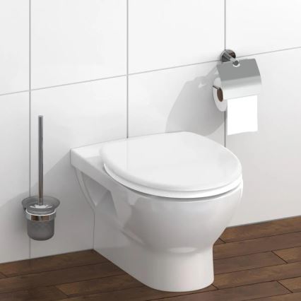 Schütte 82100-A - WC-Sitz WHITE, SoftClose, Duroplast
