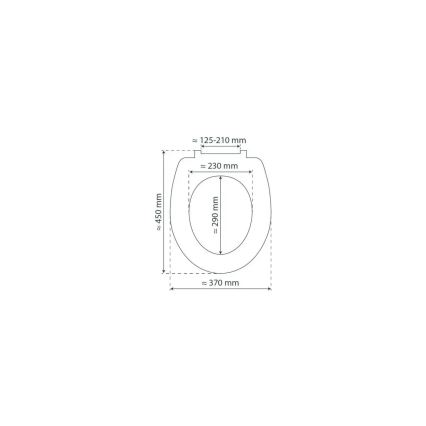 Schütte 82100-A - WC-Sitz WHITE, SoftClose, Duroplast