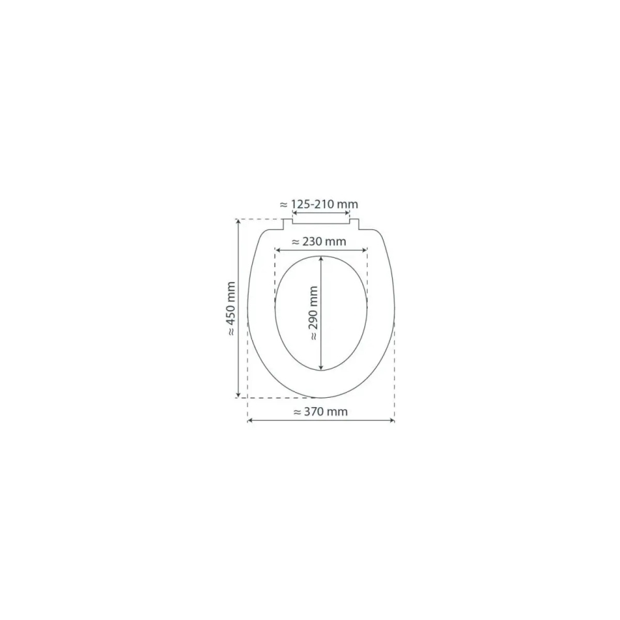 Schütte 82100-A - WC-Sitz WHITE, SoftClose, Duroplast