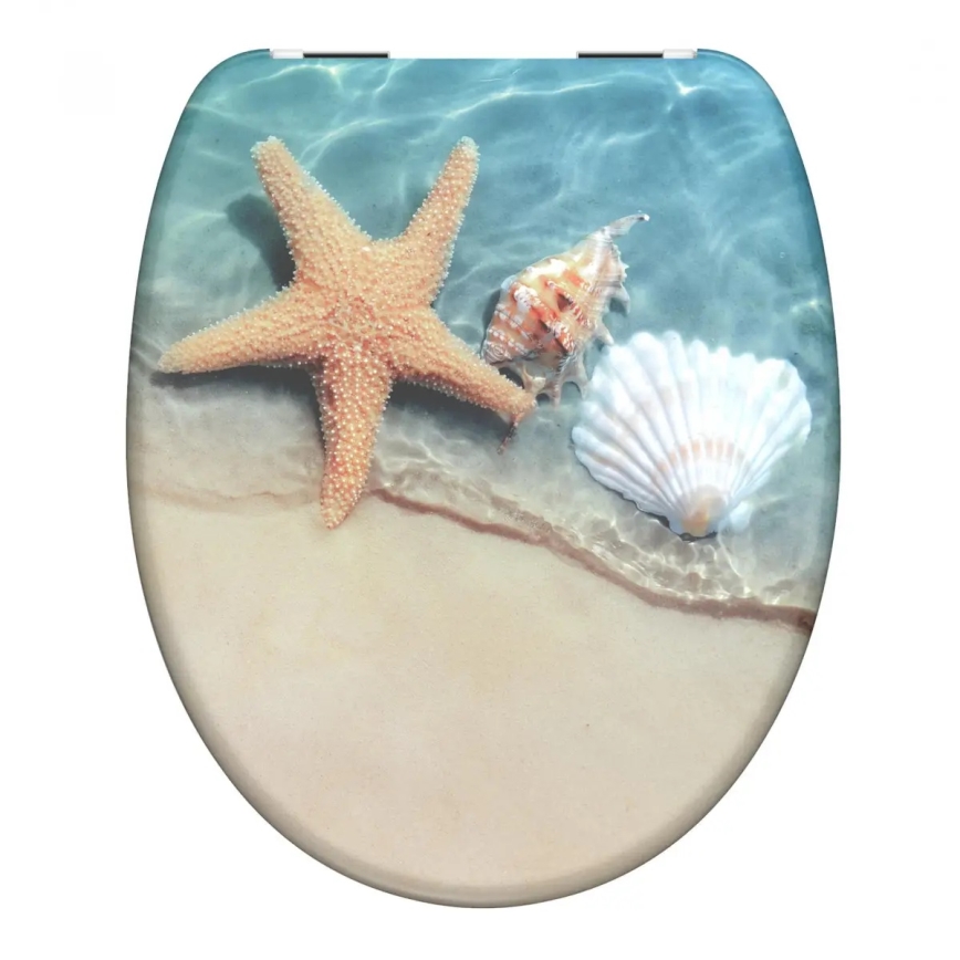 Schütte 82196 - Toilettensitz BEACH SoftClose aus Duroplast