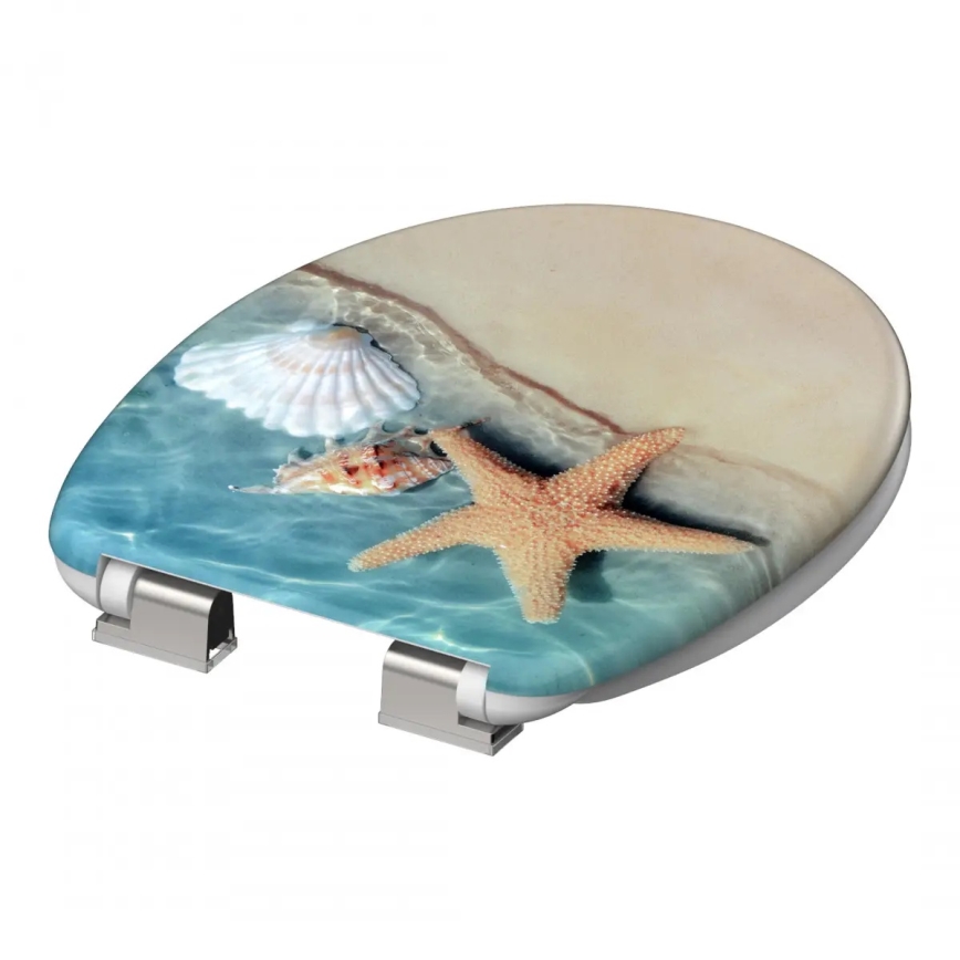 Schütte 82196 - Toilettensitz BEACH SoftClose aus Duroplast