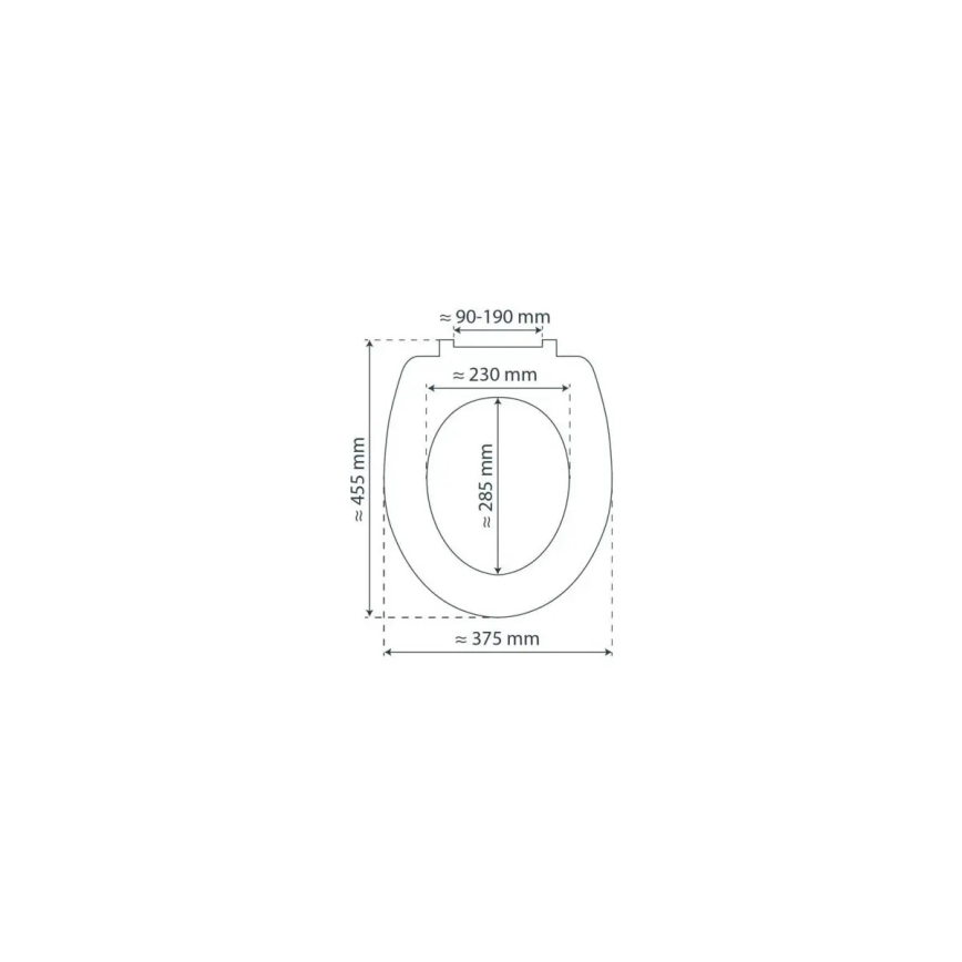 Schütte 82304-A - WC-Sitz ANTHRAZIT, Duroplast, mit SoftClose