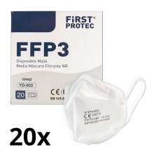 Schutzausrüstung - Atemschutzmaske FFP3 NR CE 0370 20 Stk
