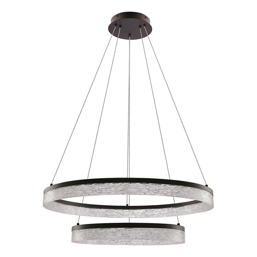 Schwarz Hängeleuchte FROZI LED/38W/230V Ø 60 cm