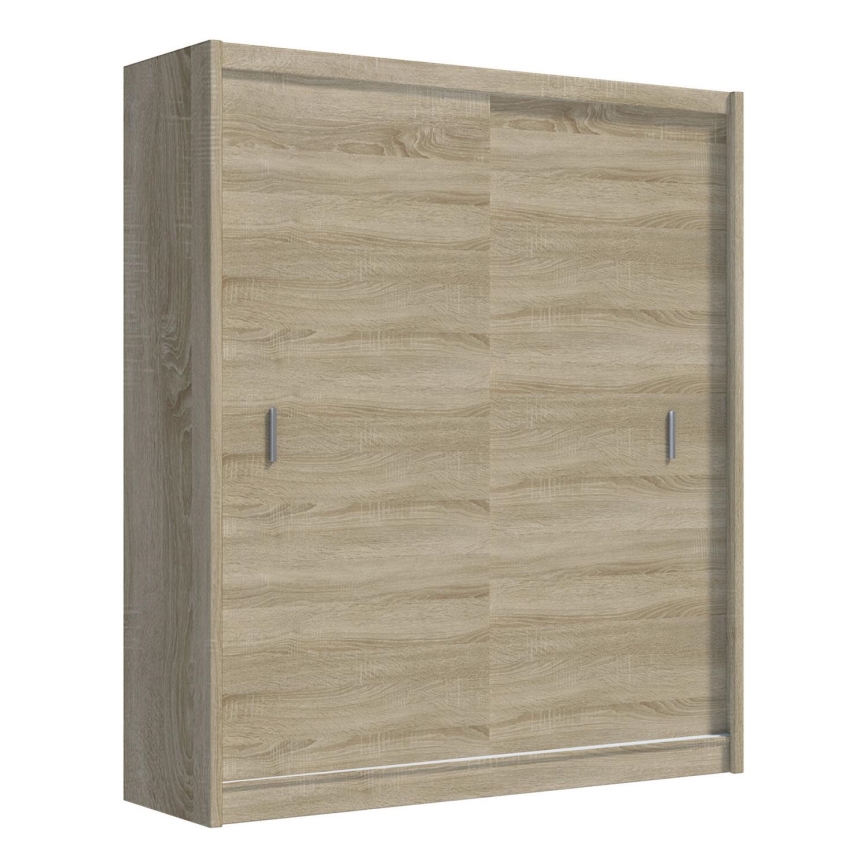 Schwebetürenschrank SAPHIRA 203x215 cm Sonoma-Eiche